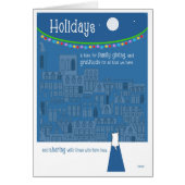 Blauwe Feestdagen herinneren dakloze katten (Voorkant)