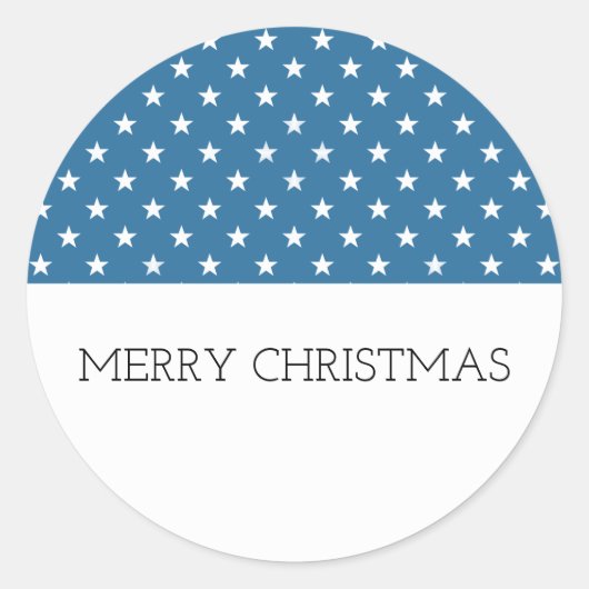 Blauwe feestdagen Stickers (Voorkant)