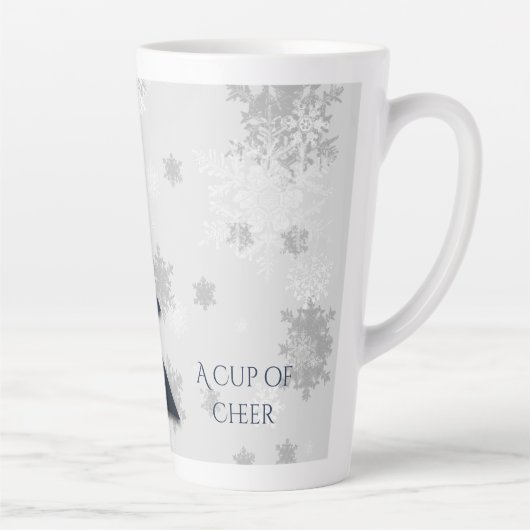 Blauwe feestelijke kerstboomlatte Mok (Rechts)