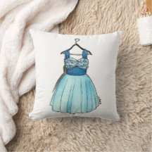 Blauwe Feestjurk  Retro Prom Mode jaren '50