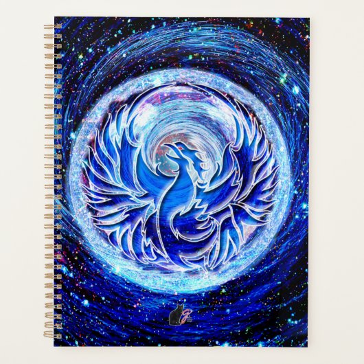 Blauwe Feniks Planner (Voorkant)