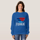 Blauwe Fieroline trui (Voorkant volledig)