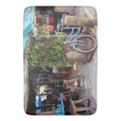 Blauwe fiets badmat (Voorkant Verticaal)