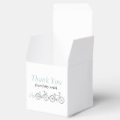Blauwe fiets bedankdoosjes (Geopend)