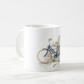 Blauwe Fiets Fiets Koffiemok (Voorkant links)