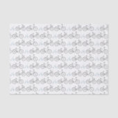 Blauwe fiets tissuepapier (Voorkant)