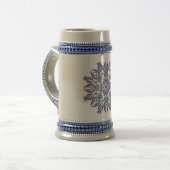 Blauwe fietsen bierpul (Voorkant links)