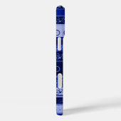 Blauwe fietsen op strepen Case-Mate iPhone case (Achterkant / Rechts)