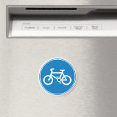 Blauwe fietsmagneet magneet (Insitu (Vaatwasser))