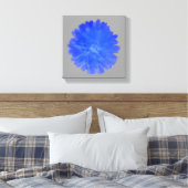 Blauwe Flamingo Canvasprint Canvas Afdruk (Insitu (Slaapkamer))