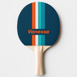Blauwe fles Echo Pin Gestreept met Naam Tafeltennisbatje