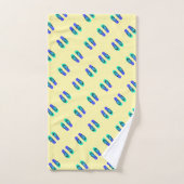 Blauwe Flip Flops Kinderen  Bad Handdoek (Handdoek)