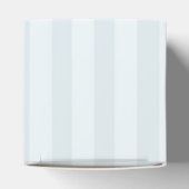 Blauwe flirterige strik pastel bruids-shower desse bedankdoosjes (Bovenkant)