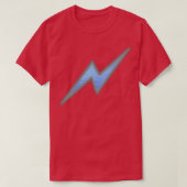 Blauwe flits t-shirt (Design voorkant)