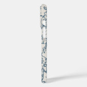 Blauwe Flora met de Hand Getekende Esthetische iPh Case-Mate iPhone Case (Achterkant / Links)