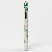  Blauwe Floral Case-Mate iPhone Case (Achterkant/rechts)