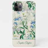 Blauwe Floral Case-Mate iPhone Case (Achterkant)