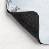 Blauwe Floral Dreams Muismat (Hoek)