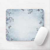 Blauwe Floral Dreams Muismat (Met muis)