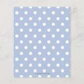 Blauwe Floral Elephant Hoe groot is mama's Belly G (Achterkant)