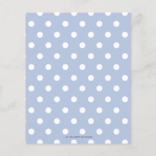 Blauwe Floral Elephant Hoe groot is mama's Belly G (Achterkant)