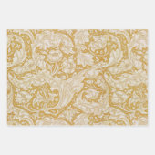 Blauwe  Floral Morris Patronen Inpakpapier Vel (Voorkant 2)