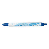 Blauwe Floral Pen (Voorkant)