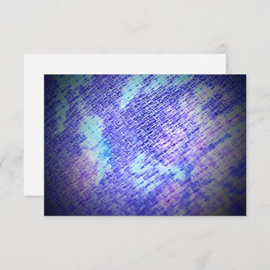 Blauwe Floral print (Voorkant / Achterkant)