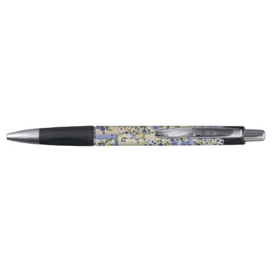 Blauwe Floral Quilt Pen (Achterkant)