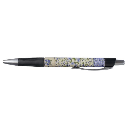 Blauwe Floral Quilt Pen (Bodem)
