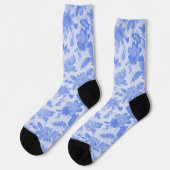 Blauwe Floral Sokken (Links)