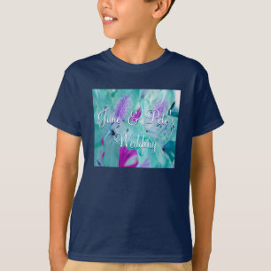Blauwe Floral T-shirt