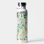 Blauwe Floral Waterfles (Rechts)