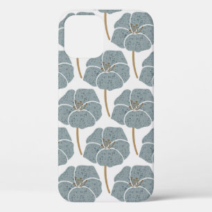 Blauwe florale herhaling naadloos patroon. Roman Case-Mate iPhone Case