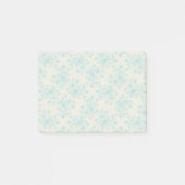 Blauwe florale post-it noten post-it® notes (Voorkant)