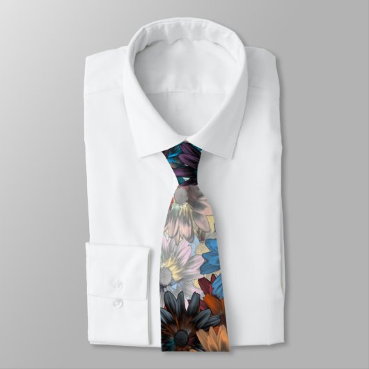 Blauwe flordehond stropdas (Gebonden)