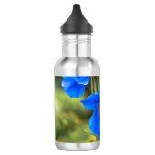 Blauwe Flower waterfles (Links)
