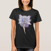 Blauwe fluisteraars Fairy en Moon T-shirt (Voorkant)