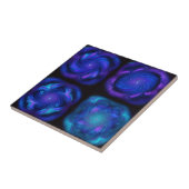 Blauwe Fluisteringen Van Het Universum Tegeltje (Zijkant)