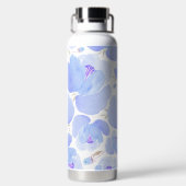 Blauwe fluitfluitflacon waterfles (Achterkant)