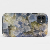 Blauwe fluorietkristallen in matrix Case-Mate iPhone case (Achterkant (horizontaal))