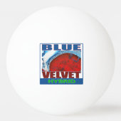 BLAUWE FLUWEEL HYBRIDE PINGPONGBAL (Achterkant)