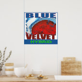 BLAUWE FLUWEEL HYBRIDE POSTER (Keuken)