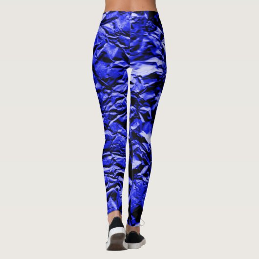 Blauwe Folie #2 Leggings (Achterkant)