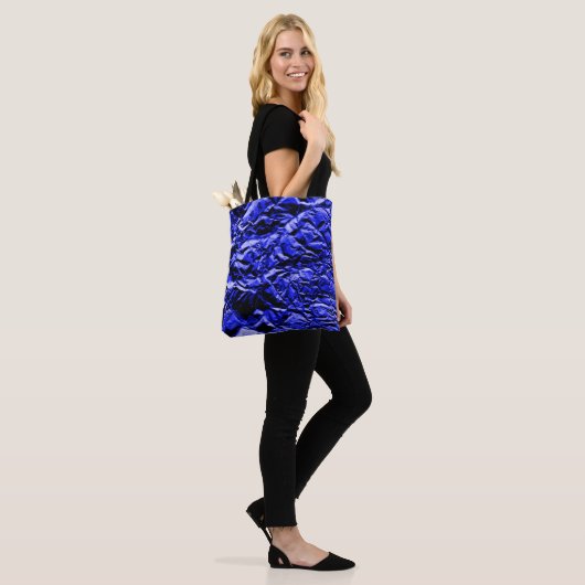 Blauwe Folie #2 Tote Bag (Op model)
