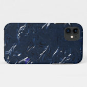blauwe folie iphone hoes (Achterkant (horizontaal))