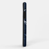 blauwe folie iphone hoes (Achterkant/rechts)