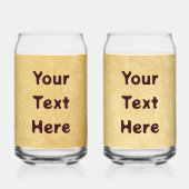 Blauwe Folk Art Forel/Zalm Blikvorm Glas (Achterkant)