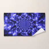 Blauwe Fonkelende Lichten Bad Handdoek (Handdoek)