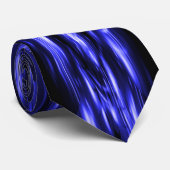 Blauwe Fonkelende Lichten Stropdas (Opgerold)